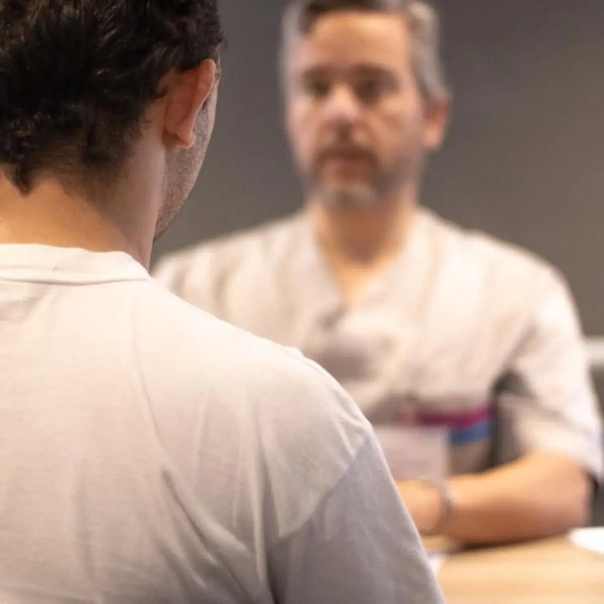 Pedro Monteiro durante uma consulta de osteopatia